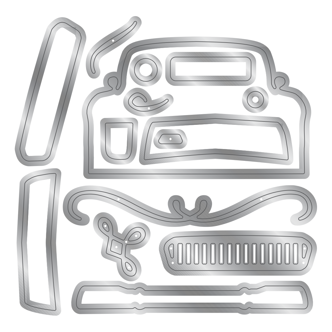 Crafter's Companion Classic Man Dies cc-mm-md-clma metal dies