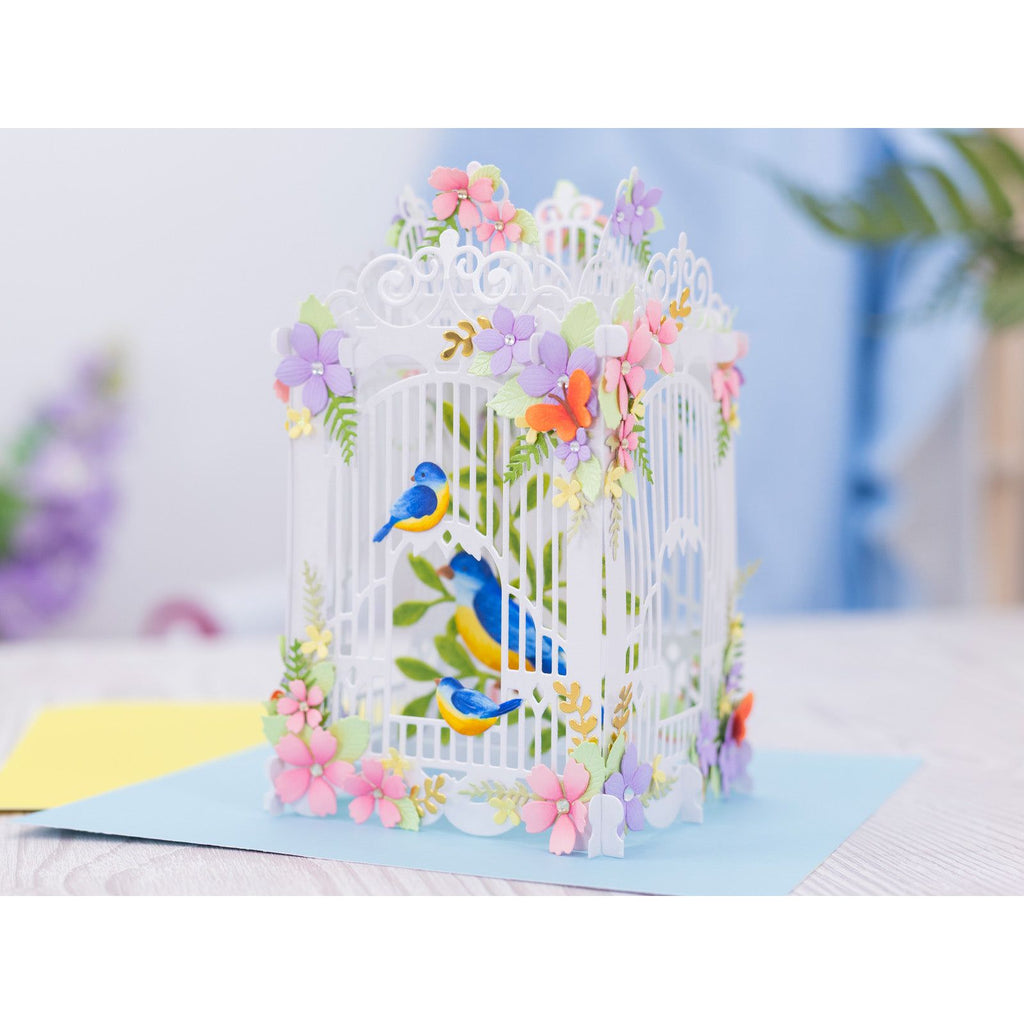 Crafter's Companion 3D Birdcage Garden Pavillion Pop Up Dies cc-md-3dgapav Avian Project