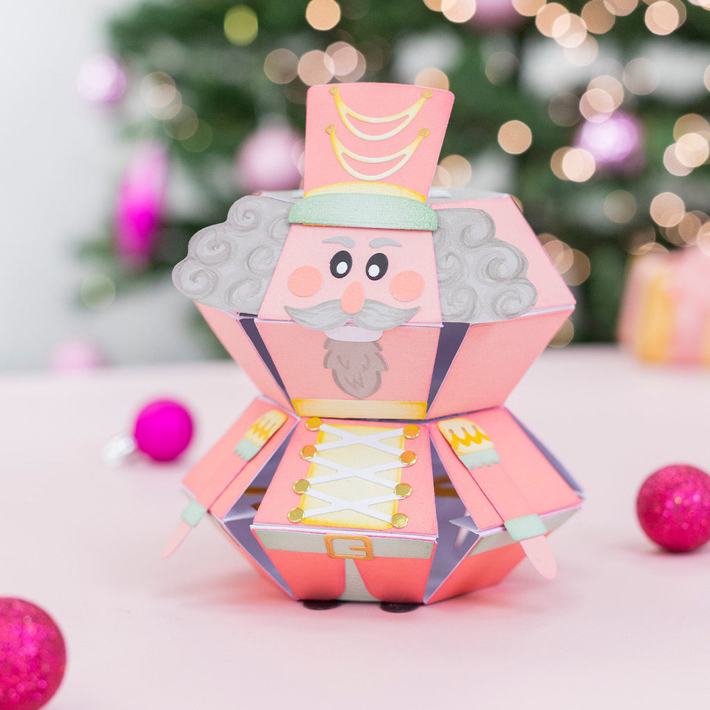 Crafter's Companion 3D Pop Up Nutcracker Die And Stencil Set ss-acd-md-sten-3dn Sample