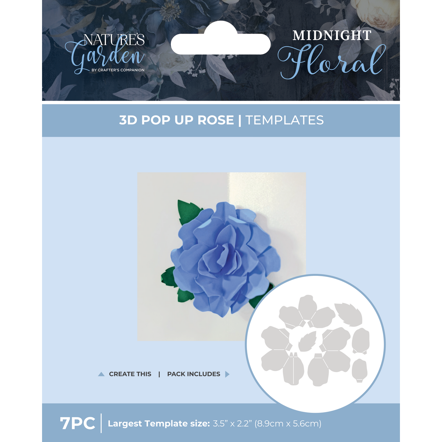 Crafter's Companion 3D Pop Up Rose Templates ng-mf-temp-3dros