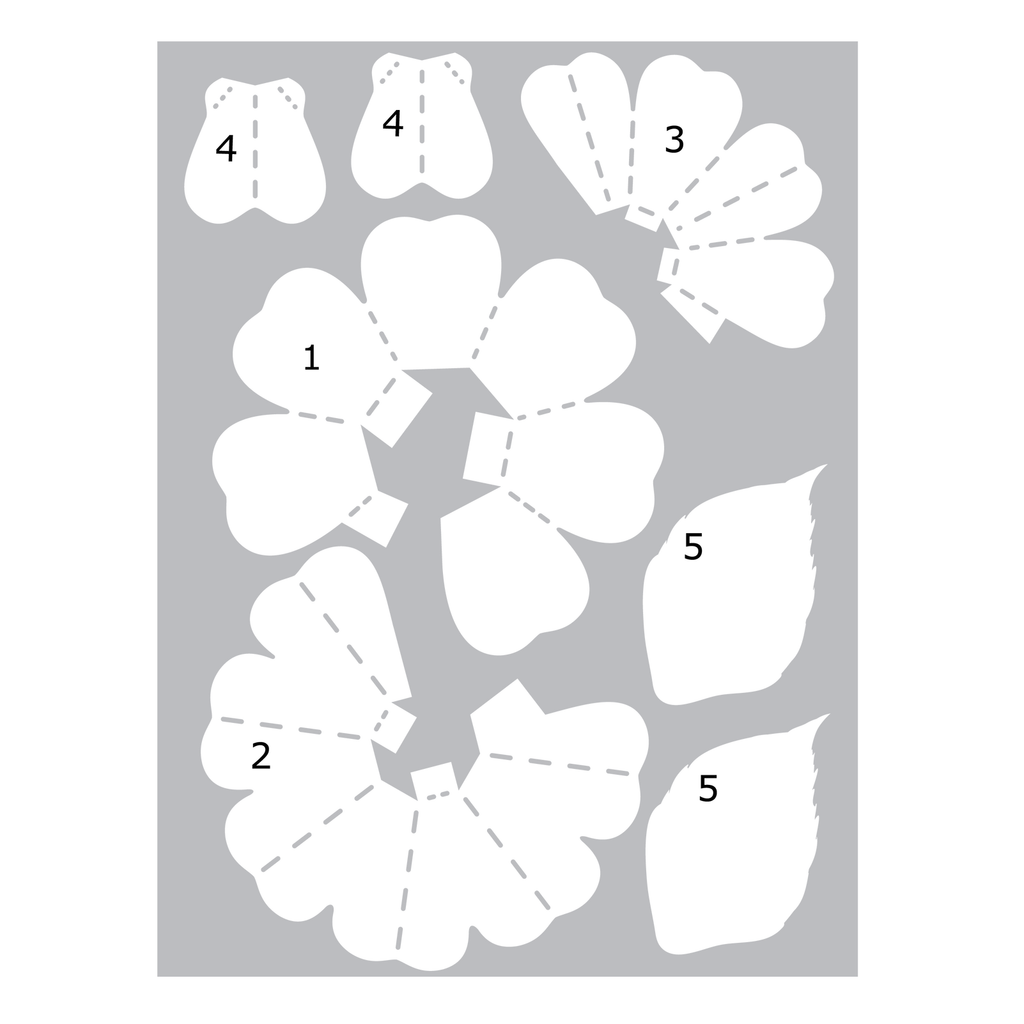 Crafter's Companion 3D Pop Up Rose Templates ng-mf-temp-3dros Product Image