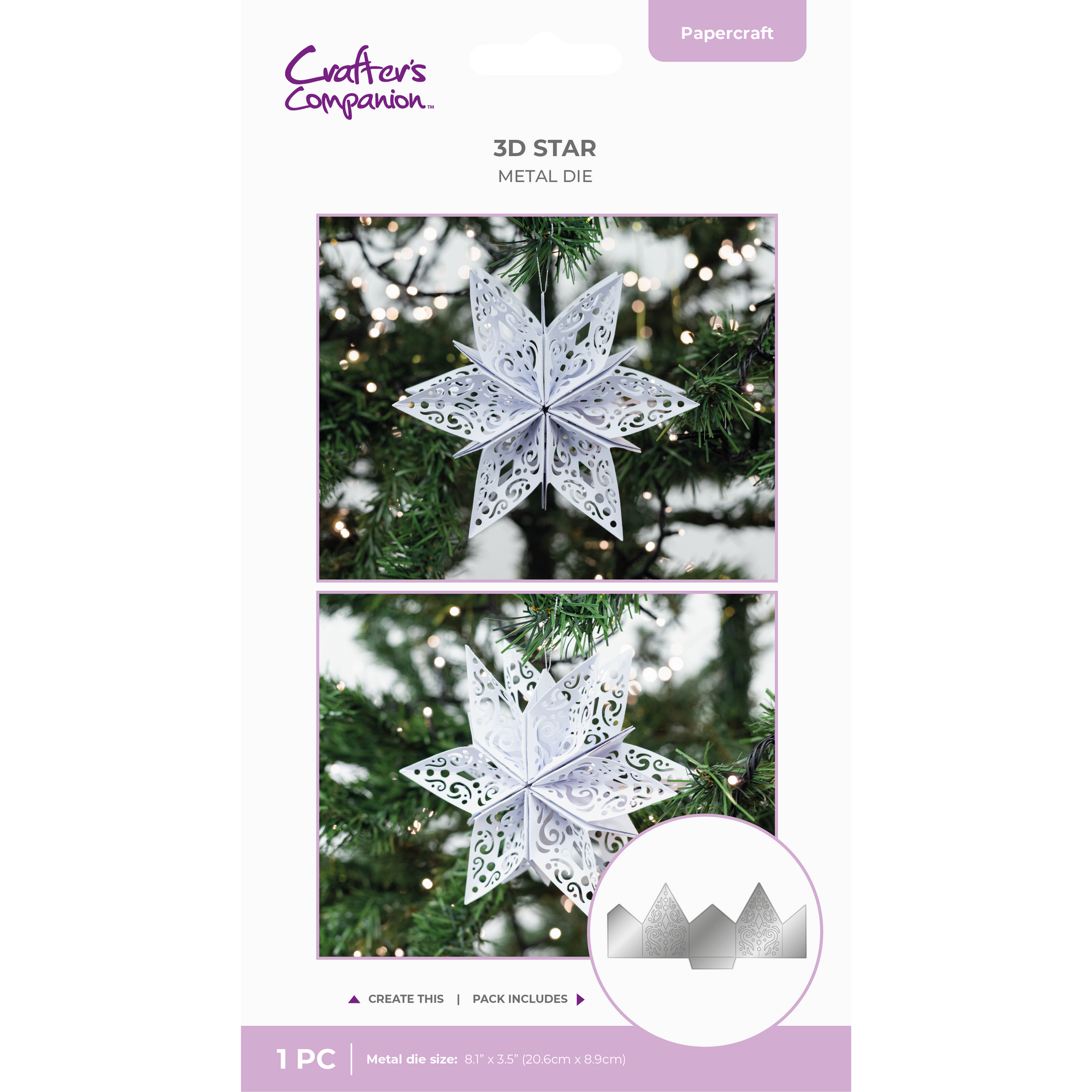 Crafter's Companion 3D Star Die cc-md-3dsta