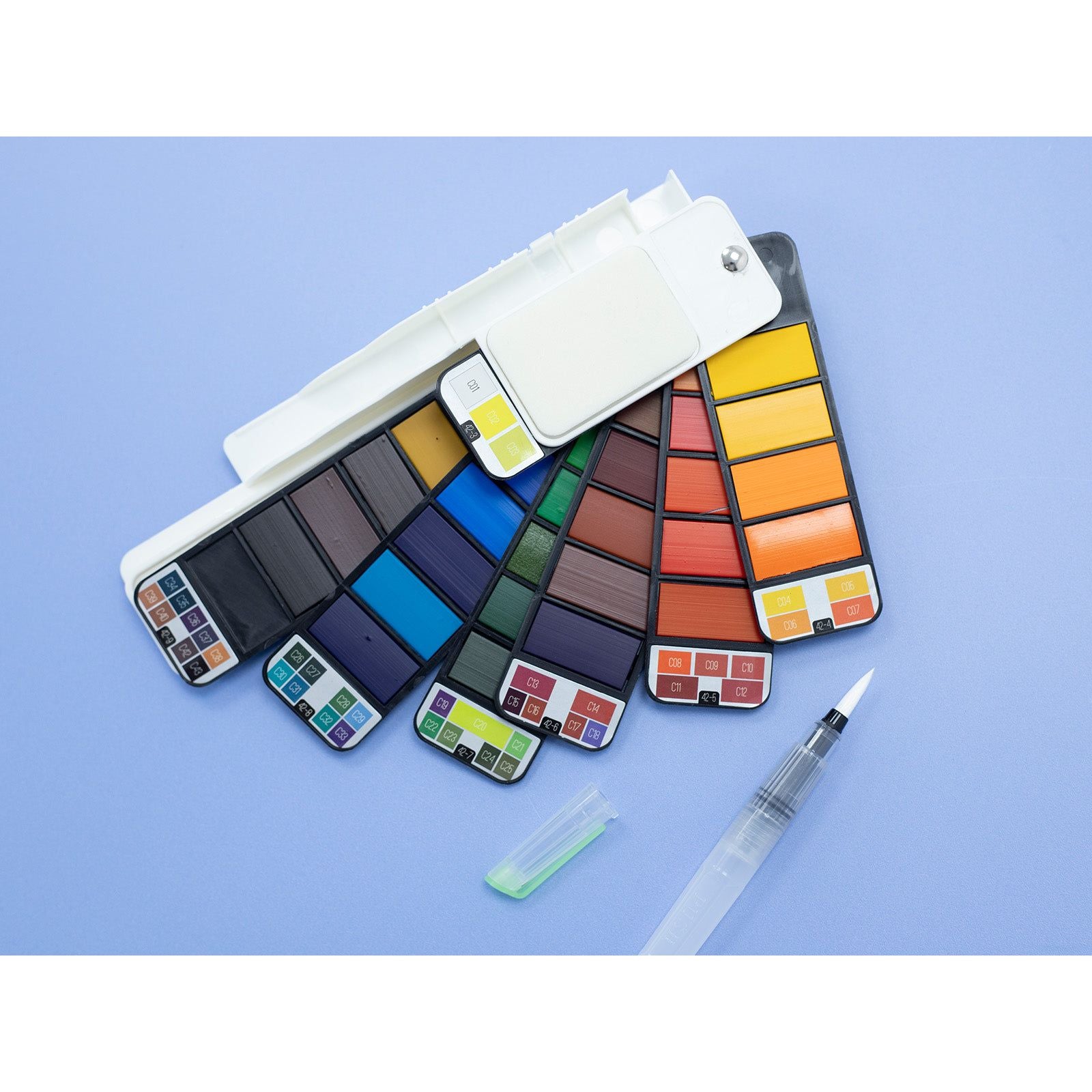 Crafter's Companion 42 Colour Flip Watercolour Paint Palette cc-flip-watpal