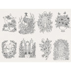 Crafter's Companion 5 x 7 Floral Watercolouring Sheets cc-pad5-pwat