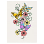 Crafter's Companion 5 x 7 Floral Watercolouring Sheets cc-pad5-pwat Colorful Butterflies