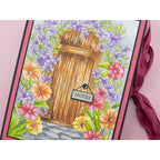 Crafter's Companion 5 x 7 Floral Watercolouring Sheets cc-pad5-pwat Storybook Door Card