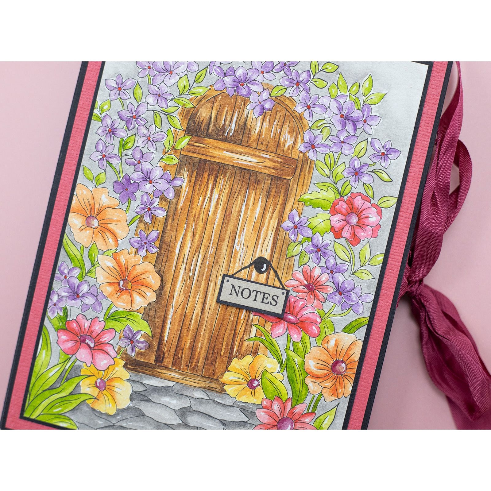 Crafter's Companion 5 x 7 Floral Watercolouring Sheets cc-pad5-pwat Storybook Door Card