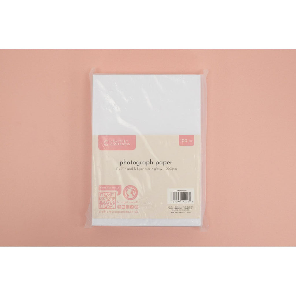 Crafter's Companion 5 x 7 Inch Glossy Photograph Paper cc-5x7-photop Product Image