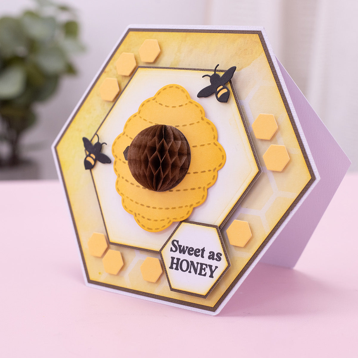 Crafter's Companion A5 Honeycomb Paper Pack cc-honcomb-a5 Sweet As Honey Card