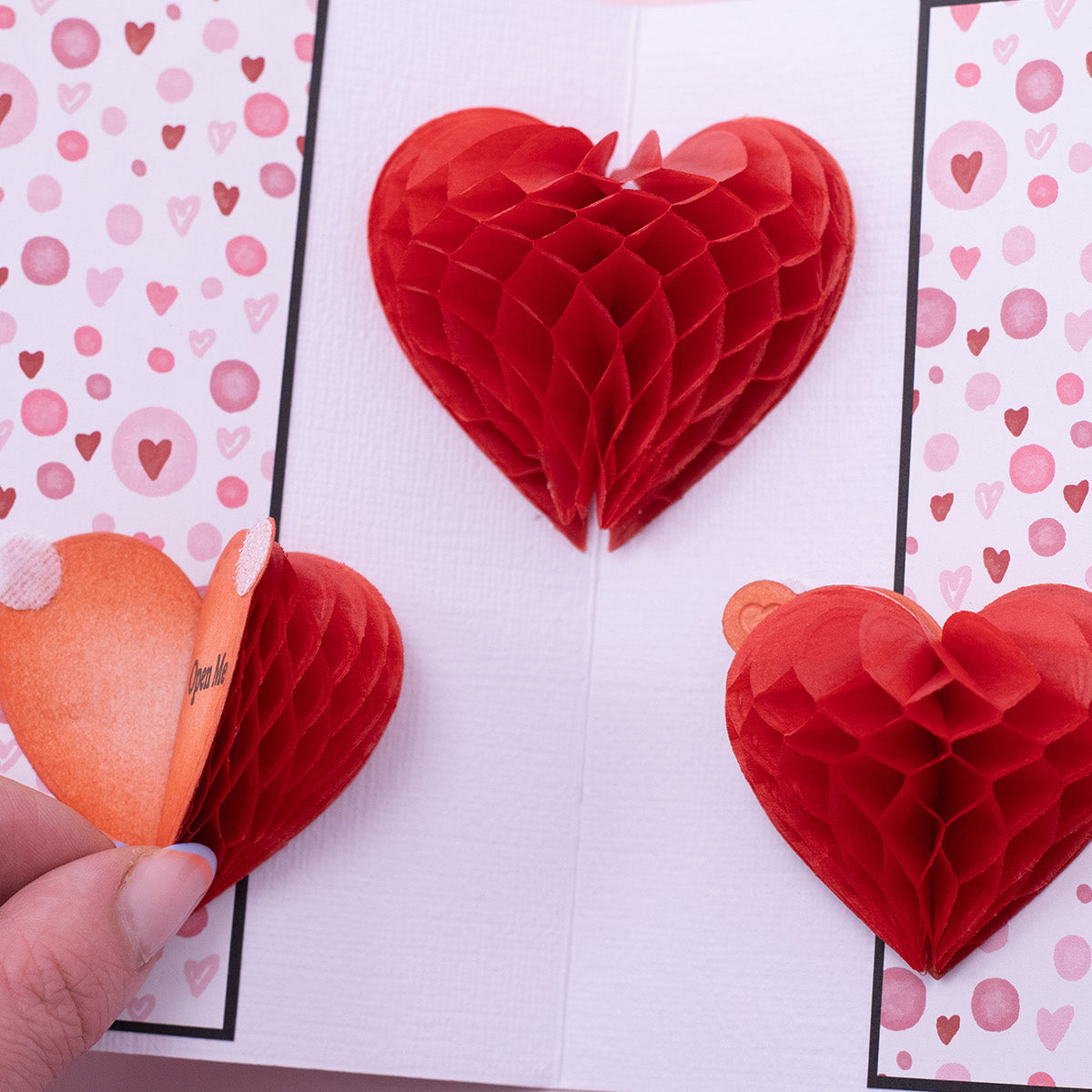 Crafter's Companion A5 Honeycomb Paper Pack cc-honcomb-a5 Valentines Card