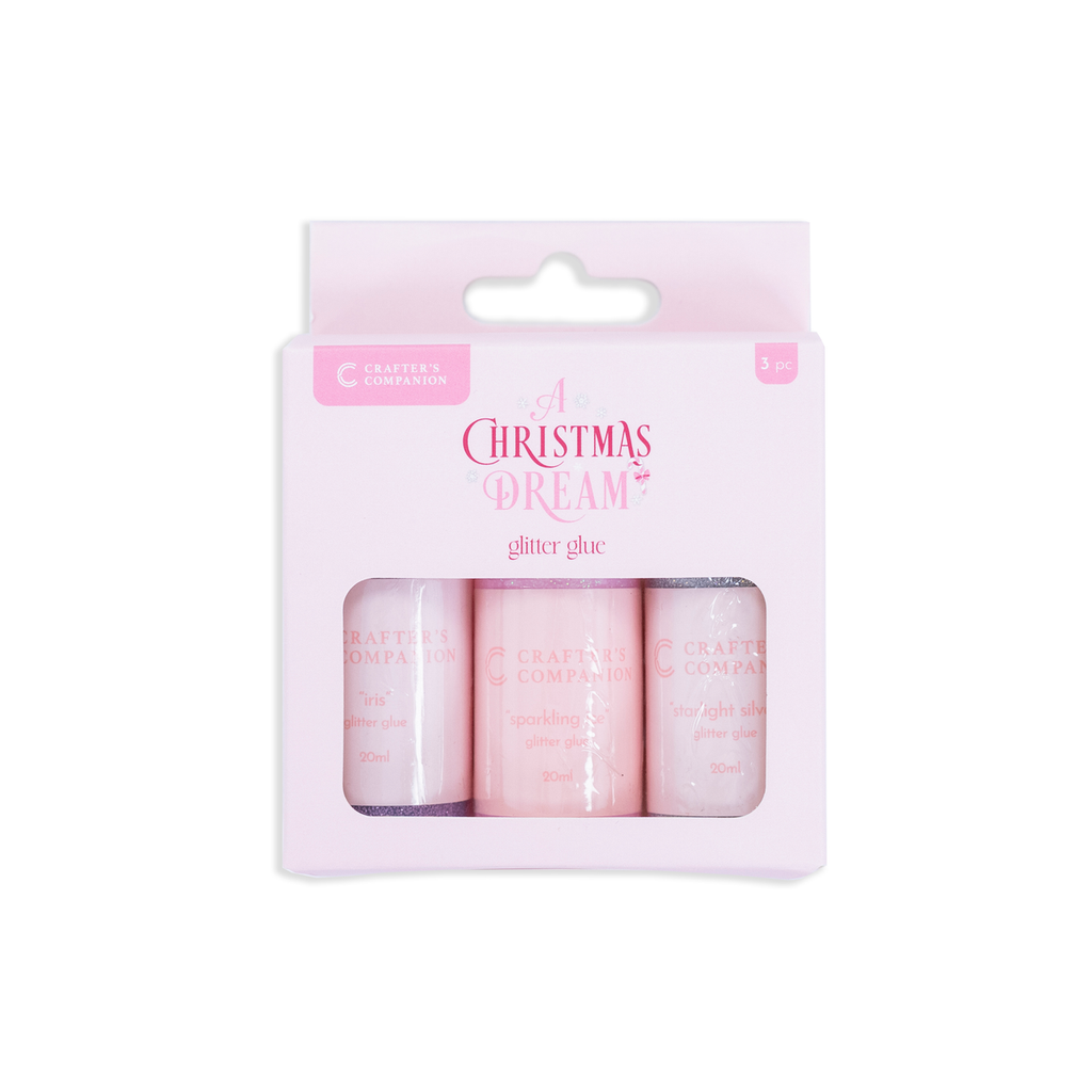 Crafter's Companion A Christmas Dream Glitter Glue 3 Pack ss-acd-glglu3
