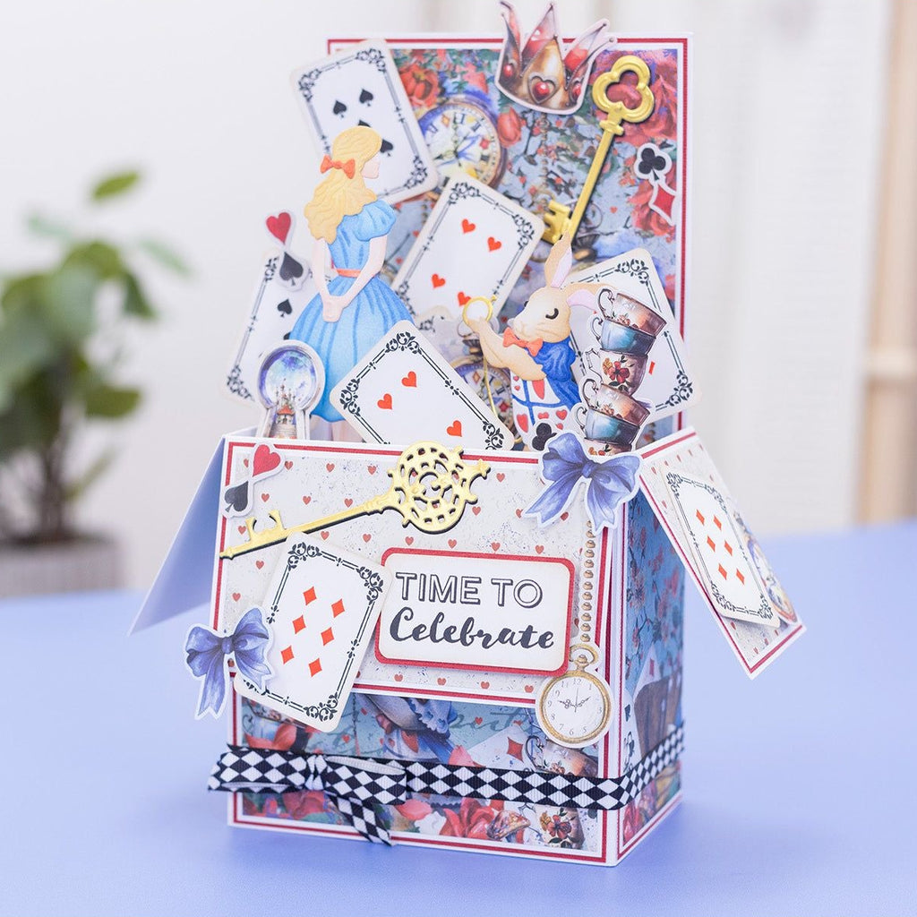 Crafter's Companion Alice And Rabbit Dies cc-tow-md-alrab Time To Celebrate Box