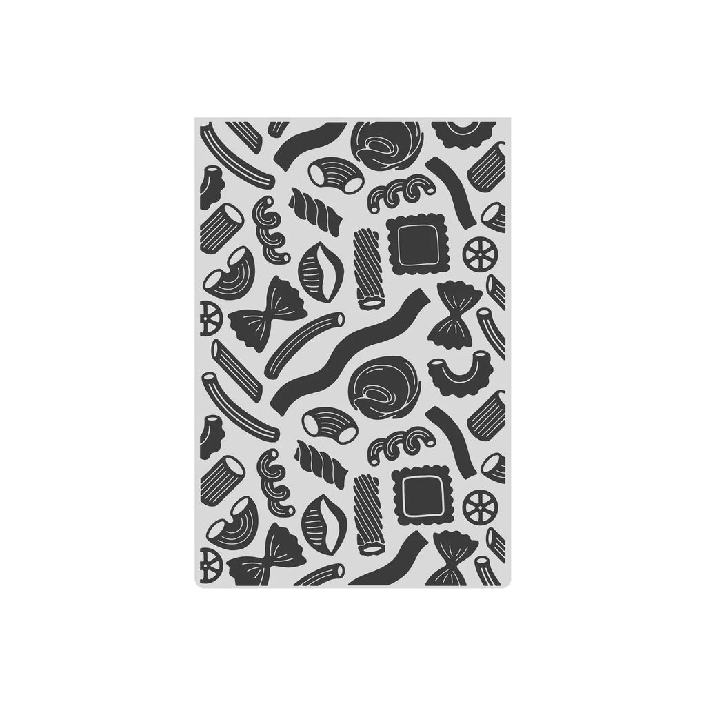 Crafter’s Companion All the Pasta-bilities 2D Embossing Folder cc-plv-ef4-atpb Detailed Image