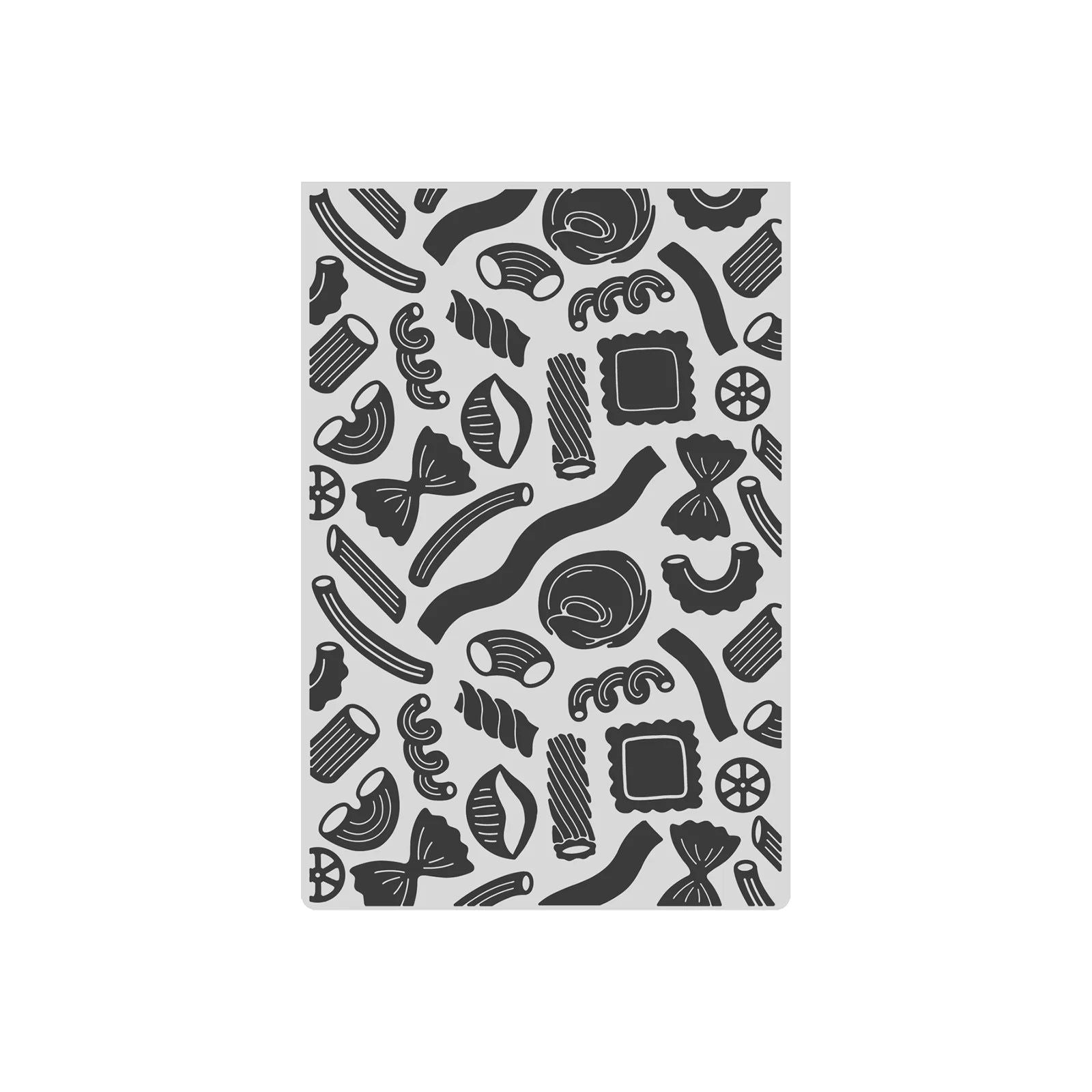 Crafter’s Companion All the Pasta-bilities 2D Embossing Folder cc-plv-ef4-atpb Detailed Image