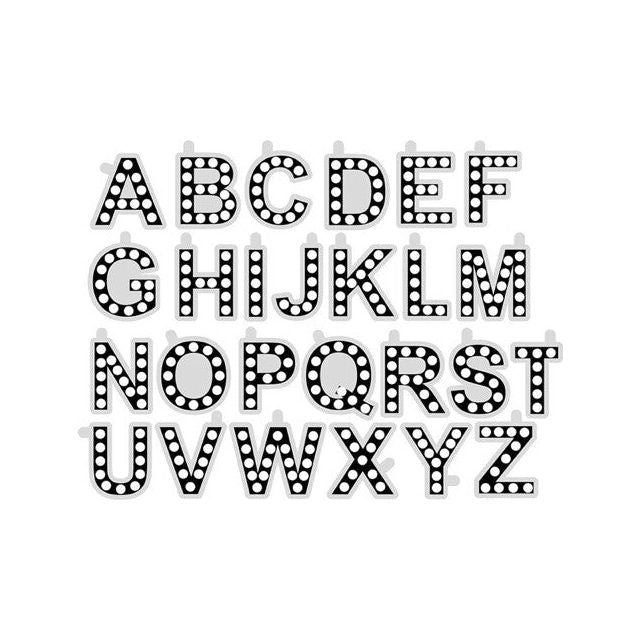 Crafter's Companion Alphabet Clear Stamp And Stencils Set cc-stp-sten-alph Product Image