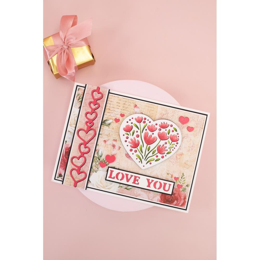 Crafter's Companion Amour Dies cc-md-ele-amour Love You Card
