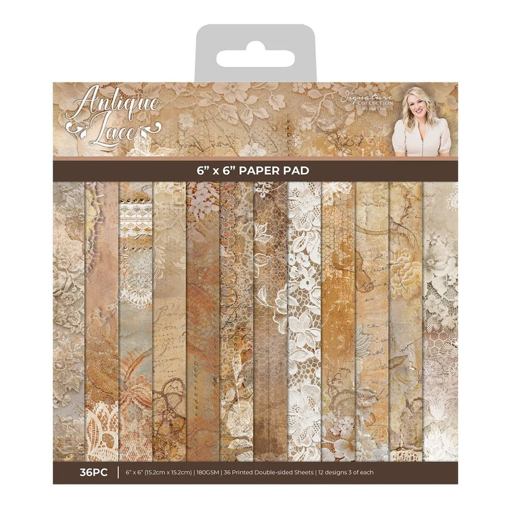 Crafter's Companion Antique Lace 6 x 6 Paper Pad ss-al-pad6