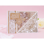 Crafter's Companion Antique Lace 6 x 6 Paper Pad ss-al-pad6 Encouragement Card