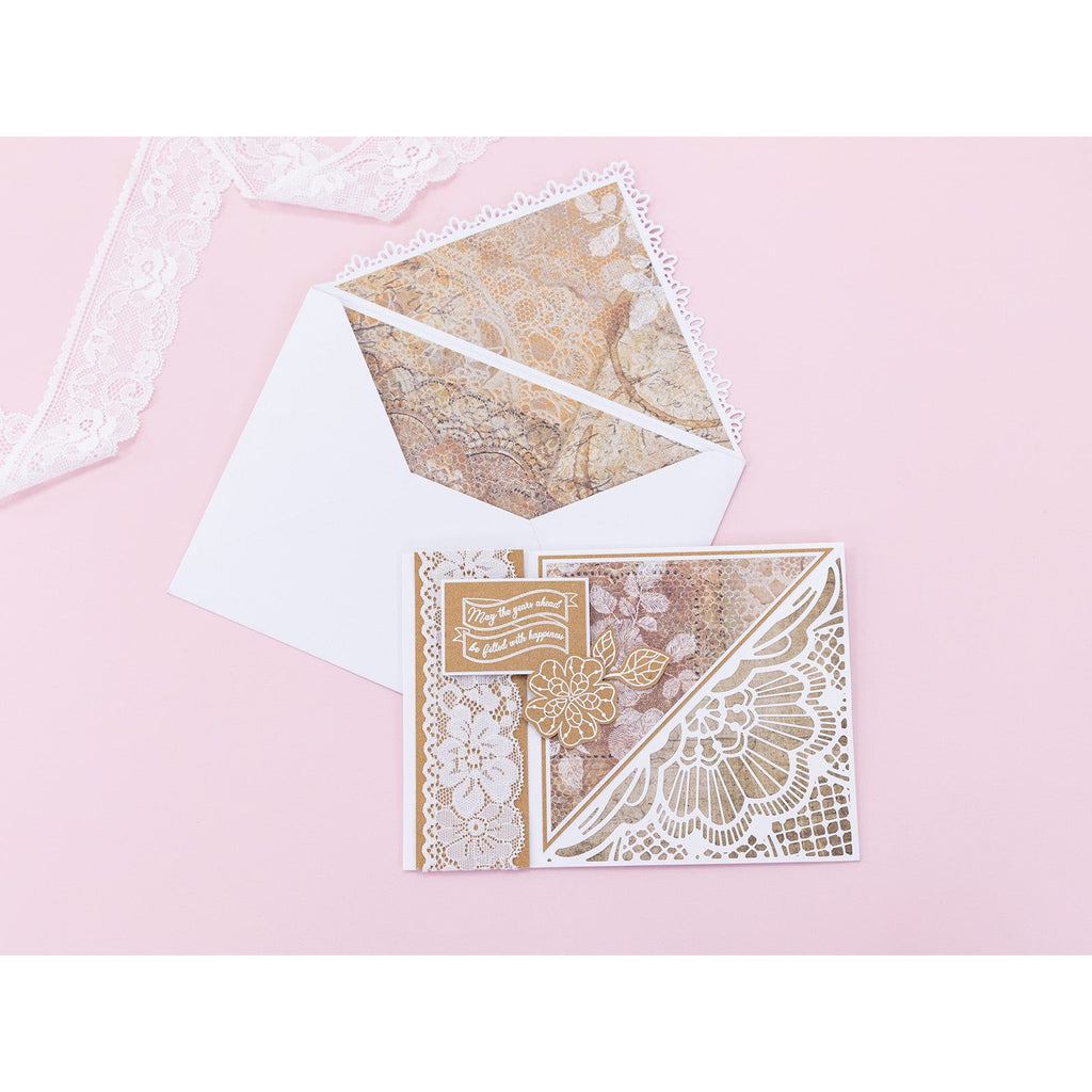 Crafter's Companion Antique Lace 6 x 6 Paper Pad ss-al-pad6 Victorian Card
