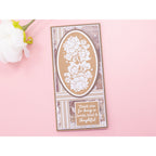 Crafter's Companion Antique Lace Rub Ons ss-al-stk-rub Thank You For Being Thoughtful Card
