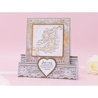 Crafter's Companion Antique Vintage Lace ss-al-vlac Miles Apart Card