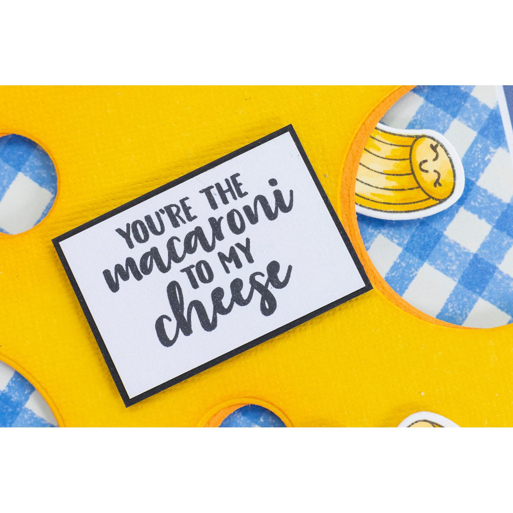 Crafter’s Companion Anything is Pastable Clear Stamps cc-plv-stp-aip Macaroni Card