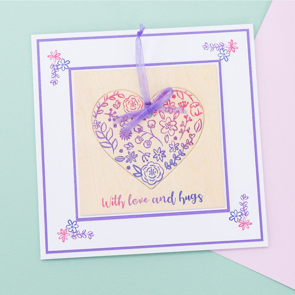 Crafter's Companion Basswood Hug Tokens 5 x 7 Sheets cc-bas-wo10
