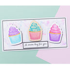 Crafter's Companion Basswood Hug Tokens 5 x 7 Sheets cc-bas-wo10 A Warm Hug For You Cupcakes