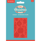 Crafter's Companion Baubles 3D Embossing Folder cc-rc-3def-ba