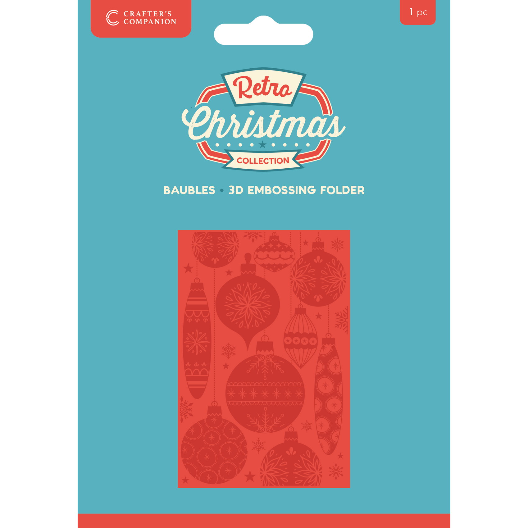 Crafter's Companion Baubles 3D Embossing Folder cc-rc-3def-ba
