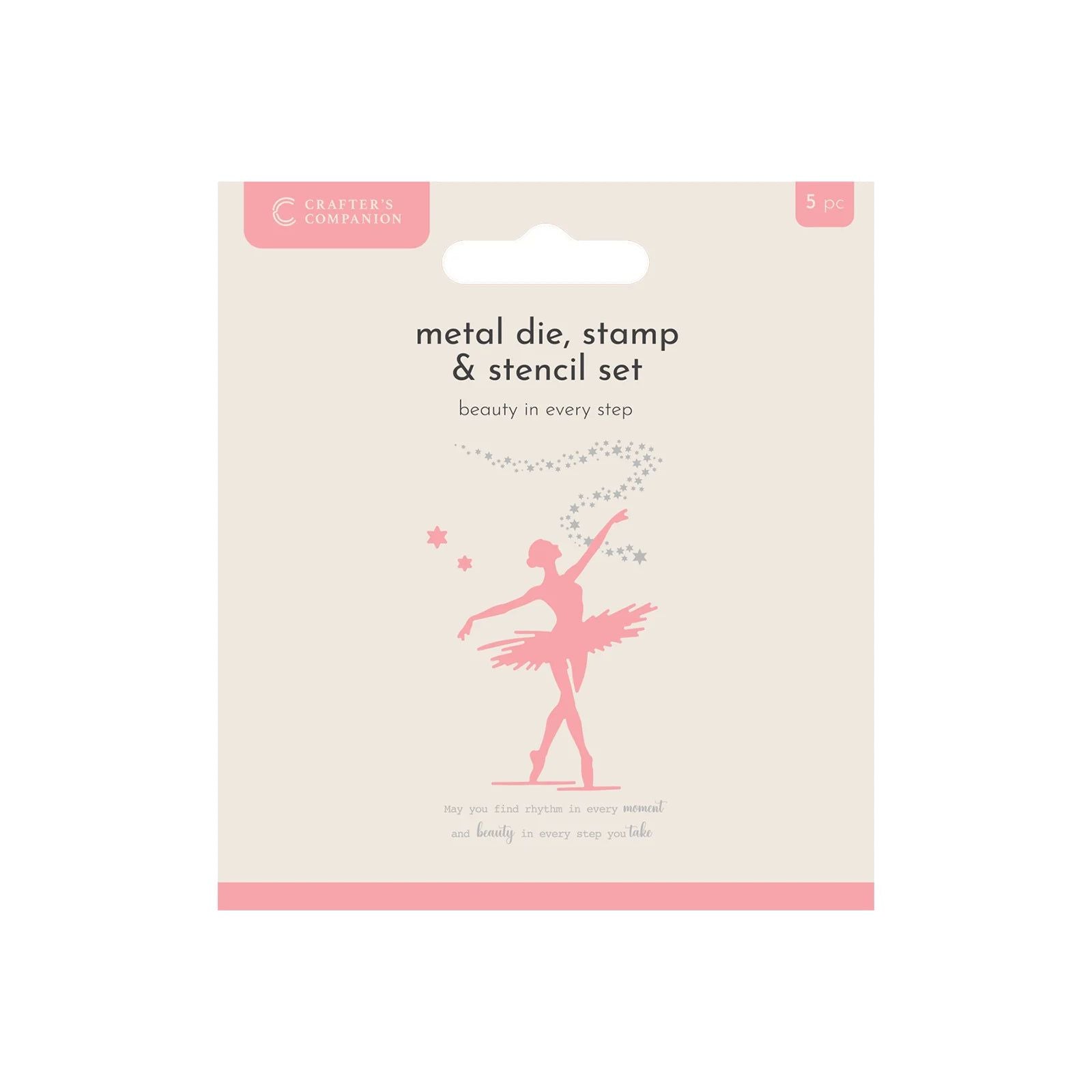 Crafter's Companion Beauty In Every Step Stamps Dies And Stencils Set cc-md-sten-bies