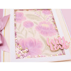 Crafter's Companion Blooming Peonies 3D Embossing Folder cc-3d-ef5-blpe With Love Card
