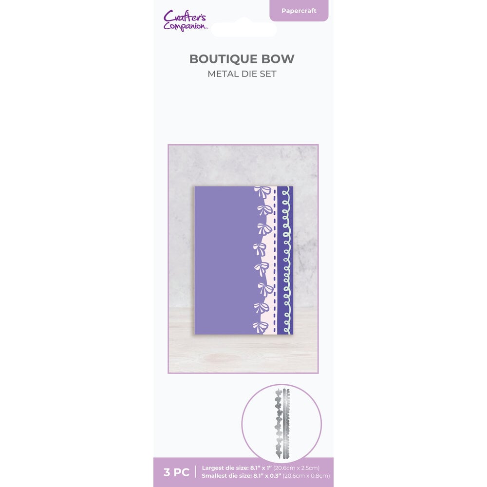 Crafter's Companion Boutique Bow Dies cc-md-edg-bobo