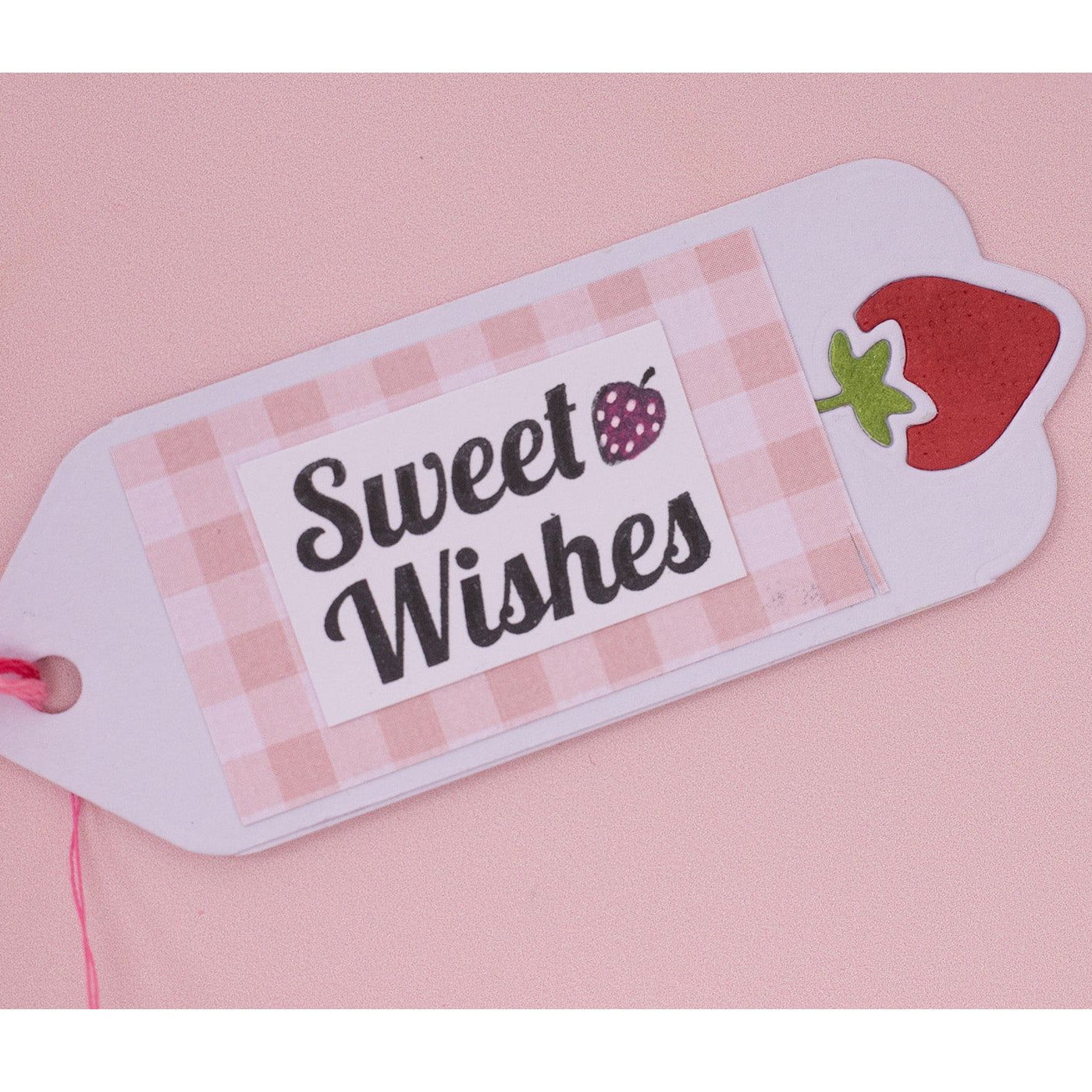 Crafter's Companion Build-A-Berry Tag Dies ng-bb-md-babe Sweet Wishes Card