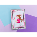 Crafter's Companion Butterfly Kisses Stamps Dies And Stencils Set cc-md-sten-buki Nature Themed Card