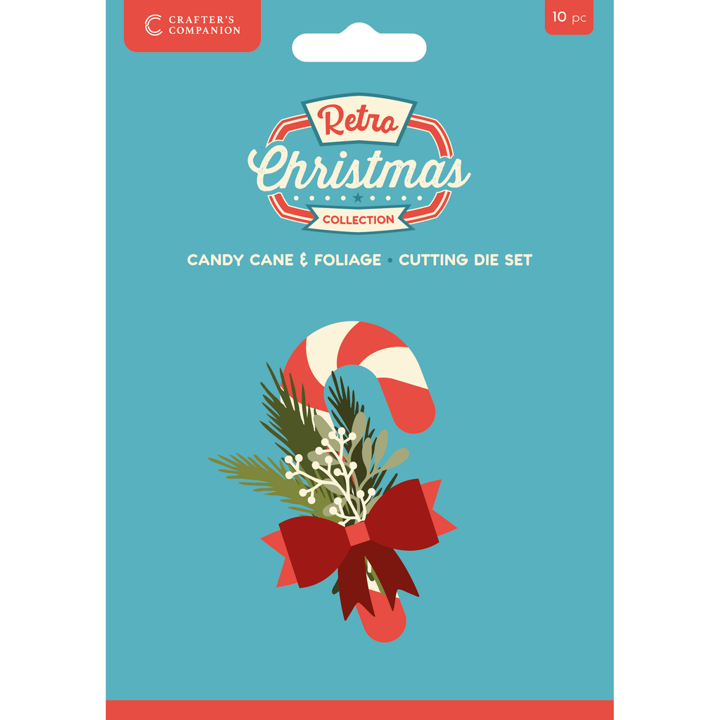 Crafter's Companion Candy Cane And Foliage Dies cc-rc-md-can