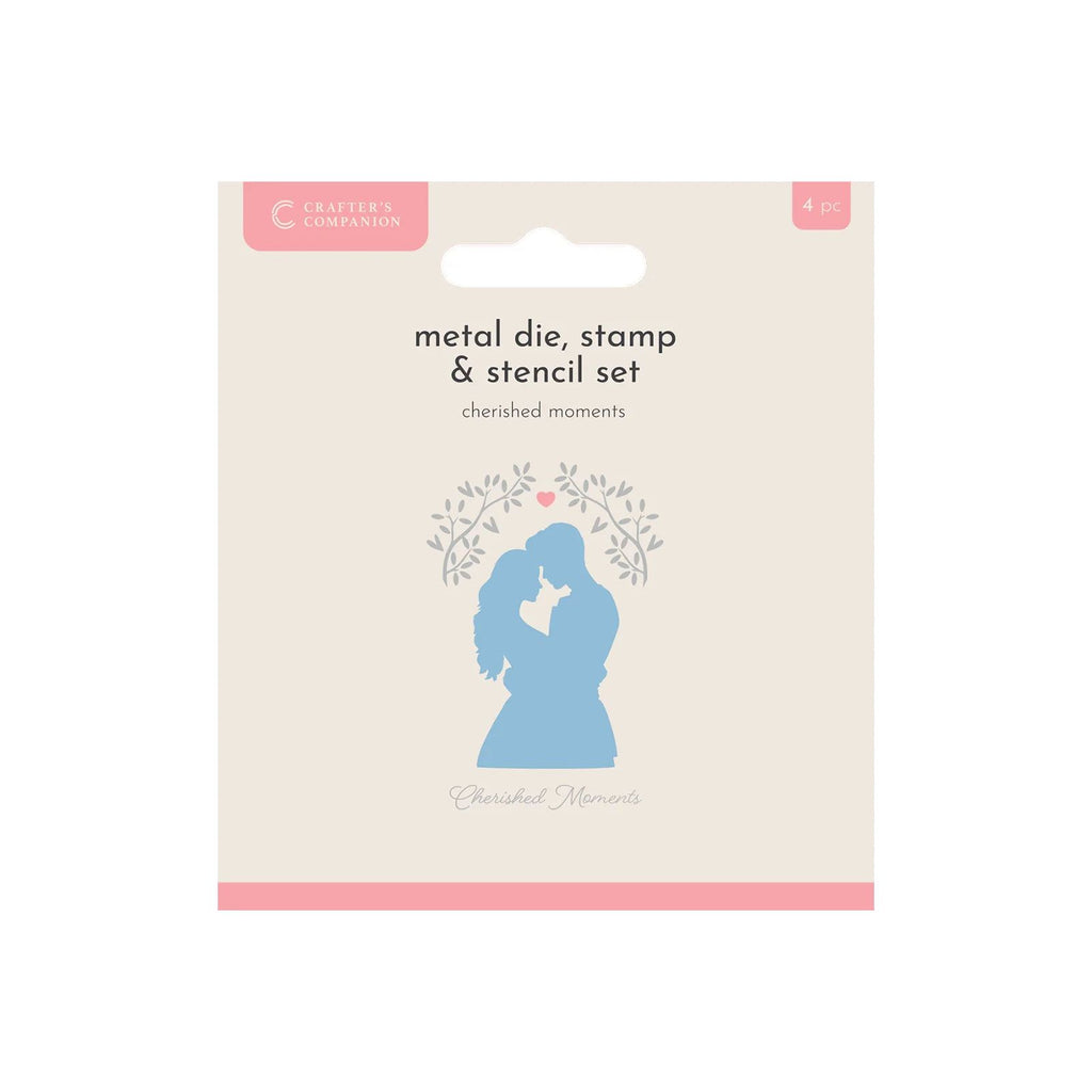 Crafter's Companion Cherished Moments Stamps Dies And Stencils Set cc-md-sten-chmo