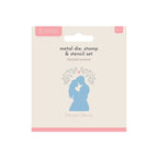 Crafter's Companion Cherished Moments Stamps Dies And Stencils Set cc-md-sten-chmo