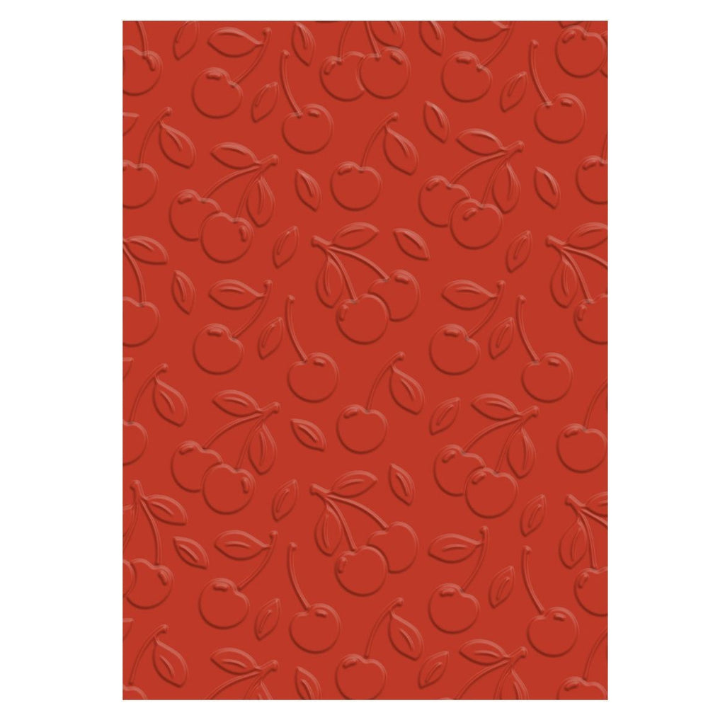 Crafter's Companion Cherries 3D 5 x 7 Embossing Folder ng-bb-3d-ef5-cher