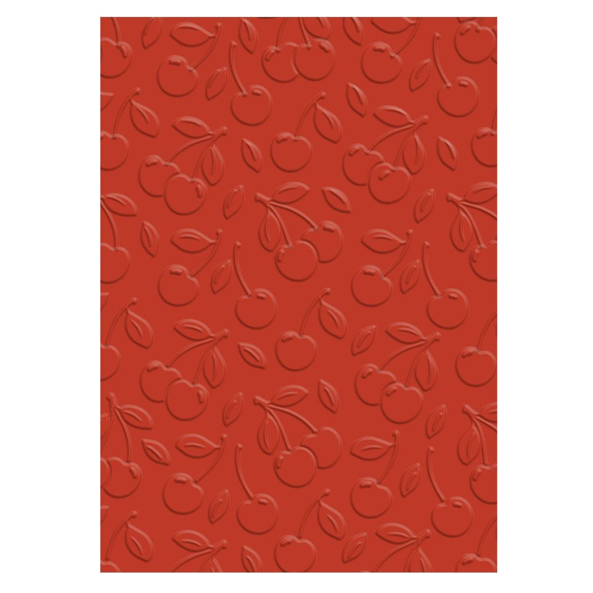 Crafter's Companion Cherries 3D 5 x 7 Embossing Folder ng-bb-3d-ef5-cher