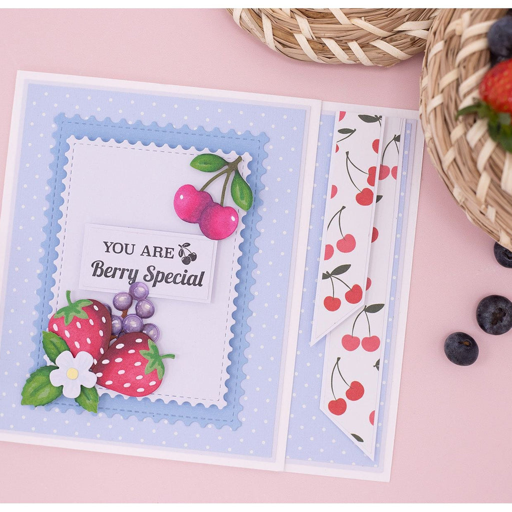 Crafter's Companion Cherries 3D 5 x 7 Embossing Folder ng-bb-3d-ef5-cher You Are Very Special Card