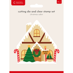 Crafter's Companion Christmas Cabin Clear Stamps And Dies cc-std-ccab