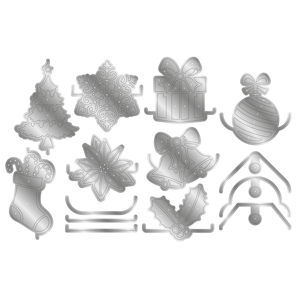 Crafter's Companion Christmas Tags Dies cc-md-xmas-tags Detailed Image
