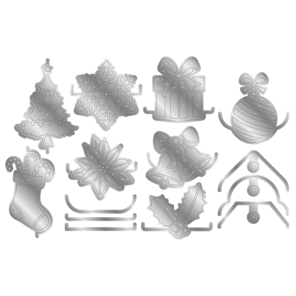 Crafter's Companion Christmas Tags Dies cc-md-xmas-tags Detailed Image