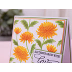 Crafter's Companion Chrysanthemums 3D Embossing Folder cc-3d-ef5.5-chch All Things Grow With Love Card