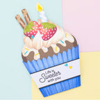 Crafter's Companion Cupcake Clear Stamps And Dies Set cc-std-cupck Life Is Sweeter With You Card