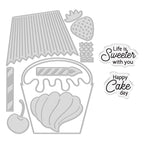 Crafter's Companion Cupcake Clear Stamps And Dies Set cc-std-cupck Product Image