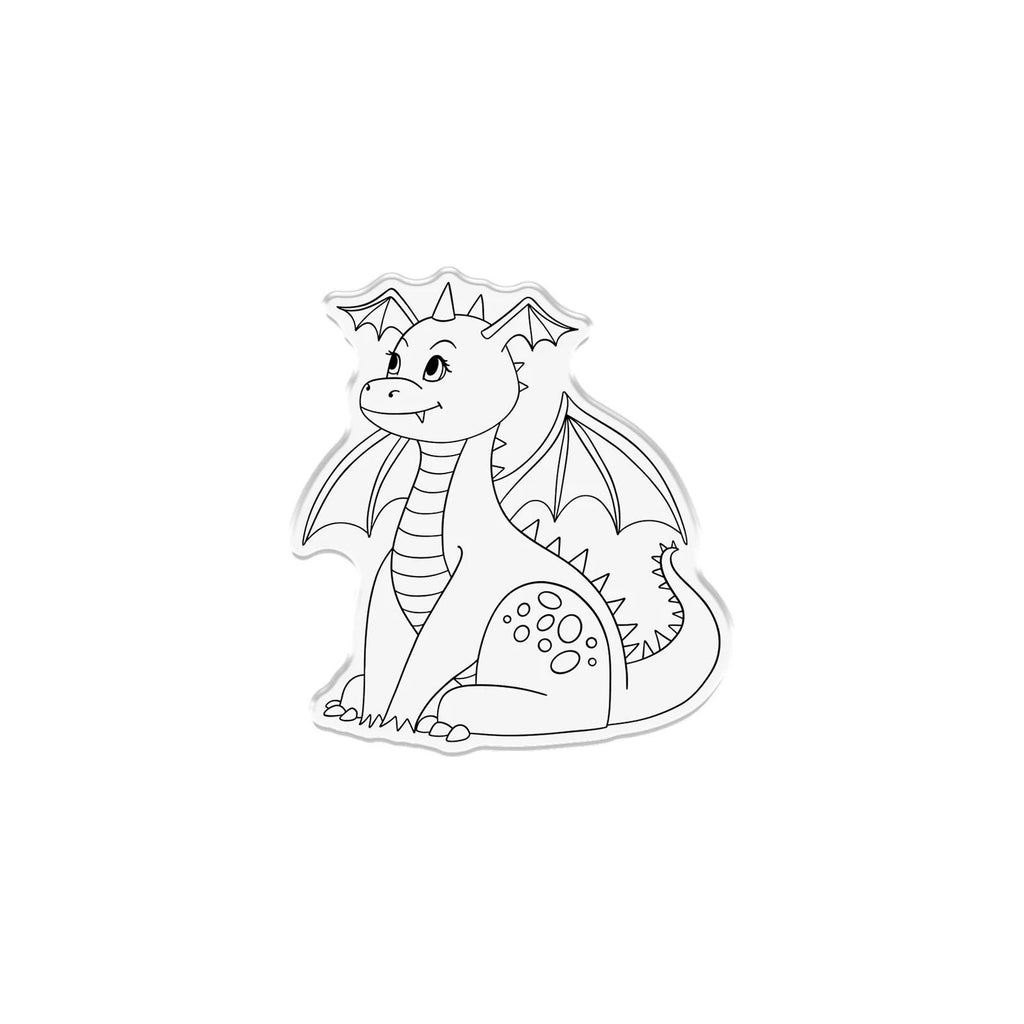 Crafter’s Companion Daisy The Dragon Clear Stamp And Die cc-std-dadr Detailed Image