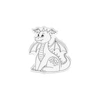 Crafter’s Companion Daisy The Dragon Clear Stamp And Die cc-std-dadr Detailed Image