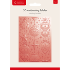 Crafter's Companion Dazzling Baubles 3D Embossing Folder cc-ef5-3d-daba